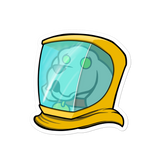 Quarantined Howling Dog Sticker