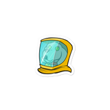 Quarantined Howling Dog Sticker